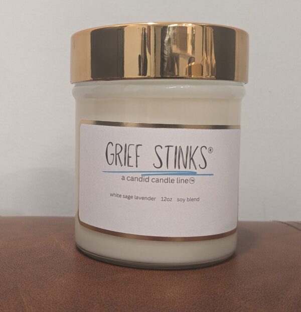 Lavender Grief Stinks® Candle - Image 3