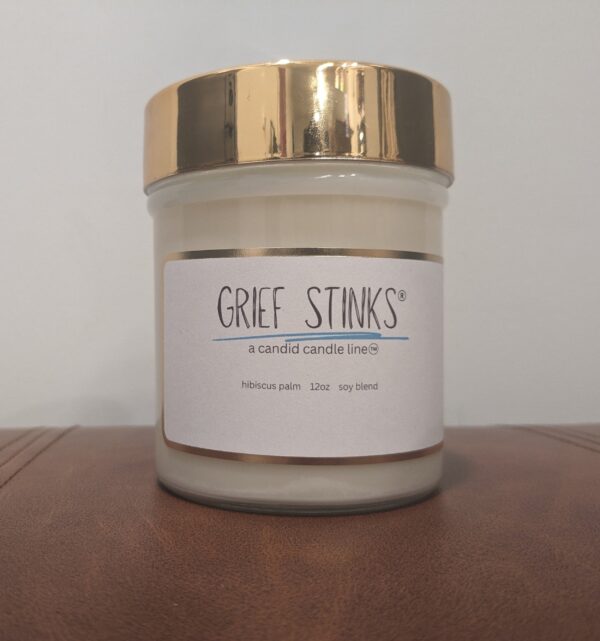Hibiscus Palm Grief Stinks® Candle - Image 3